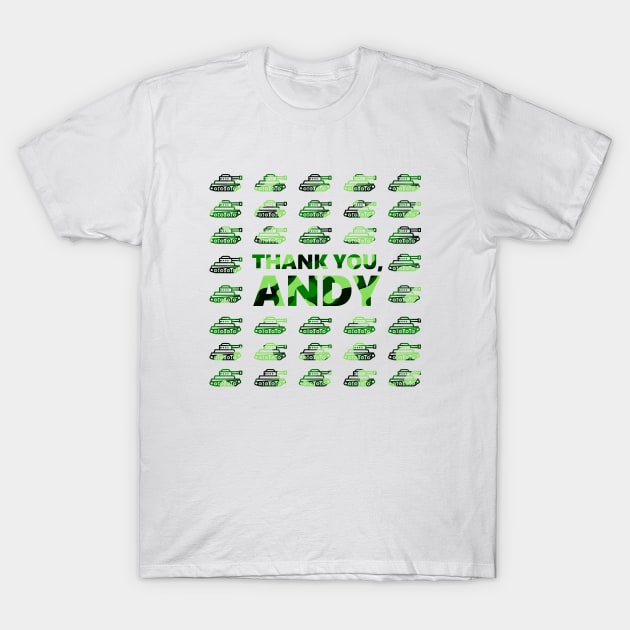 The Office Thank You, Andy. Tanks. Prison Mike Camo T-Shirt by felixbunny